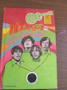 Monkees Who's Got the Button TV Adventure Book by William Johnston HC 1968