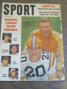Sport Magazine November 1959 Roger Maris Milt Pappas Cover Coach Dietzel