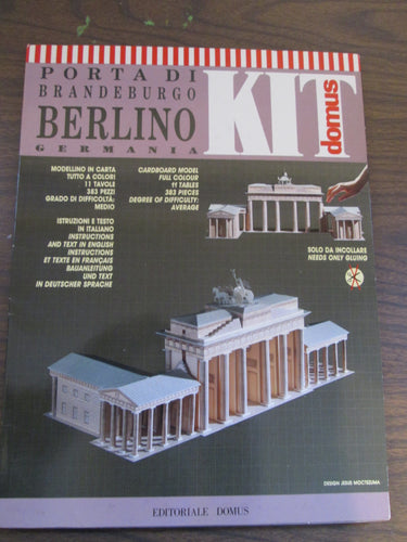 Porta Di Brandeburgo Berlino Germania Kit Model