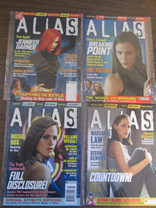Alias The Official Magazine Complete Set #1-16 with 2005 & 2006 Yearbooks PB 2003-2006