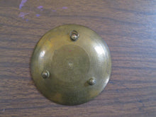 Vintage 1970's Italy Brass Tray Raised Parthenon
