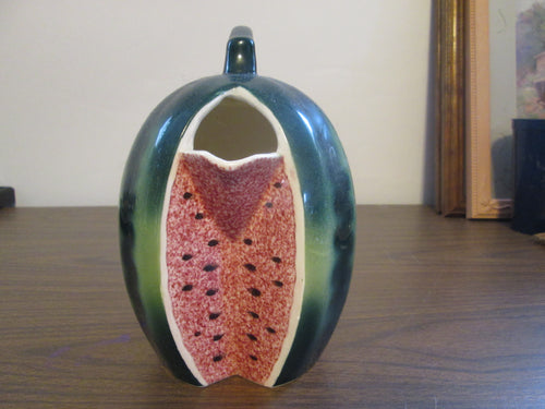 Watermelon Shaped Pitcher Porcelain Shafford 1983
