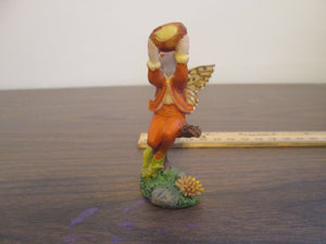 Acorn Fairy Porcelin Figurine