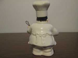 Yankee Candle Chef Holding a Bowl & Wisk; Bowl is Candle Holder
