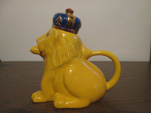 Royal Doulton Porcelain Yellow Lion Teapot